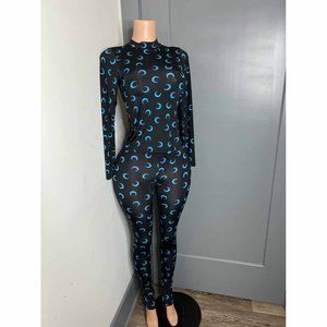 Black & Blue Crescent Moon Set